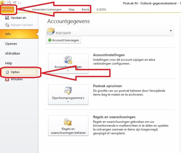 syndroom ondernemer schuifelen Outlook 2010 hoofdletters uitschakelen, Windowshelp.nl
