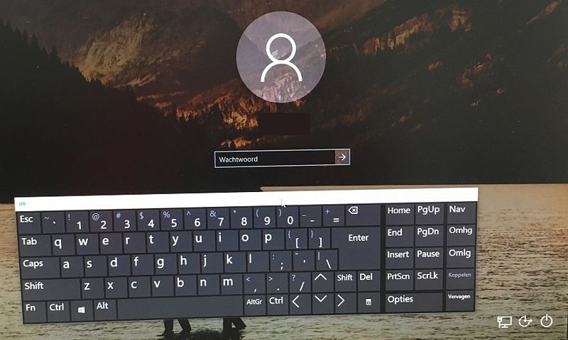 Saai Aanvulling toegang Toetsenbord probleem, Windows 10 Help